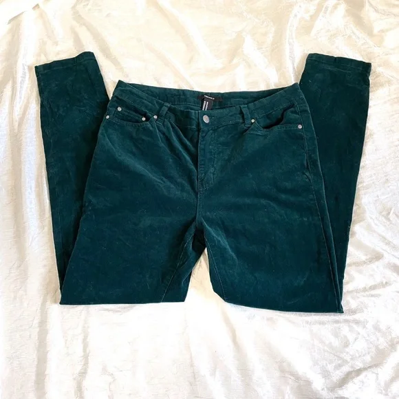 Forever 21 Jeans 322 Forever Green Corduroy Pants Poshmark